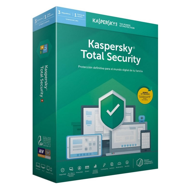 Kaspersky Total Security Md 2019 3 Licencias